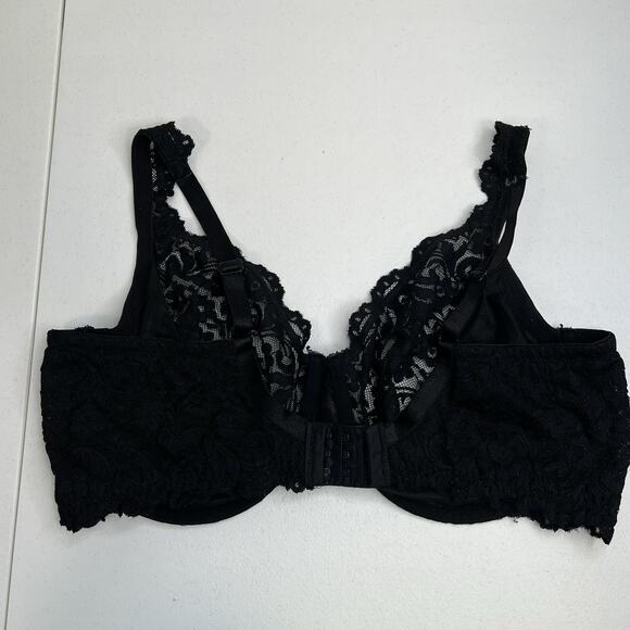 Smart And Sexy 42DD Bra Signature Lace Unlined Underwire In Black SA964 - Picture 5 of 16